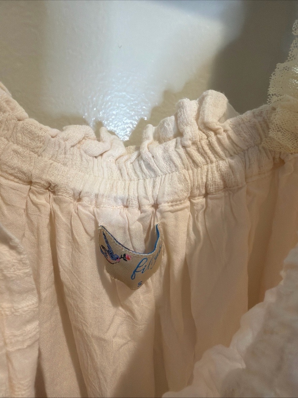 Rare Fillyboo Charm Your Way Camisole Lace Ruffles Cutwork Midi Dress S - Picture 6 of 8